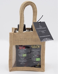 Confezione regalo in juta Dimonios - Logulentu 250 ml