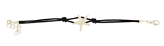 RR Orafi in Sassari Bracciale in cotone con stella marina in argento