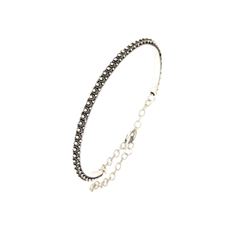 Bracciale d´argento in filigrana a nido d´ape