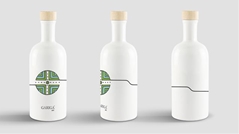 Gariga - Su Molinu Gariga art - Pintadera - Ceramica Bottiglia 25 cl