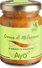 Crema di melanzane in agodolce biologiche