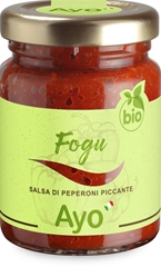 Fogu, salsa arrabbiata di peperone e peperoncino biologico