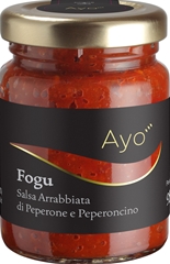 Fogu, salsa arrabbiata di peperone e peperoncino