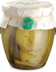 Zucchine piccanti biologiche sott´olio