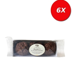 6 CONFEZIONI di Amaretti al cioccolato
