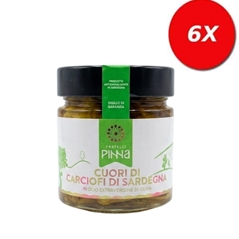 6 VASETTI di CARCIOFINI IN OLIO EXTRAVERGINE DENOCCIOLATO