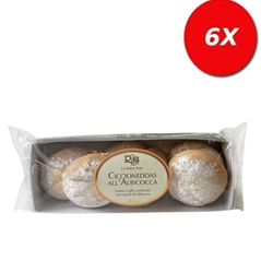 6 CONFEZIONI di Ciccioneddas all´albicocca
