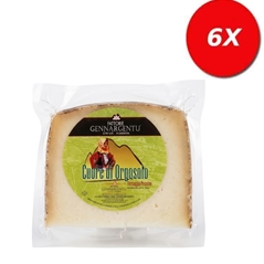 6 PEZZI di CUORE DI ORGOSOLO - FORMAGGIO PECORINO SEMISTAGIONATO