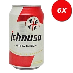 6 LATTINE di BIRRA Ichnusa