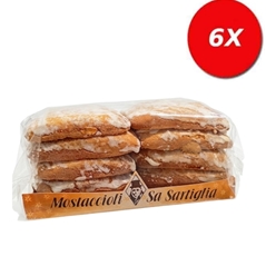 6 CONFEZIONI di MOSTACCIOLI DI SARDEGNA