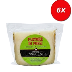 6 PEZZI di PASTORE DI FONNI - FORMAGGIO PECORINO SEMISTAGIONATO