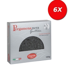 6 CONFEZIONI di Pane Pergamena NERA