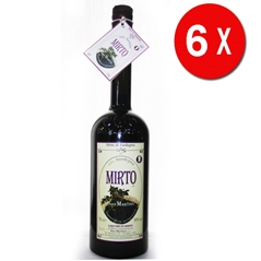 6 BOTTIGLIE di Liquore di mirto