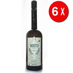 6 BOTTIGLIE di Mirto BIANCO - Liquore di mirto