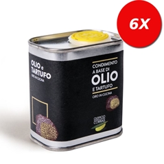 6 LATTINE di Condimento a base di olio e tartufo