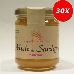 30 VASETTI di Miele di Sardegna Millefiori