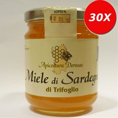 30 VASETTI di Miele di Sardegna di Trifoglio