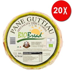 20 CONFEZIONI di Pane Guttiau Biologico