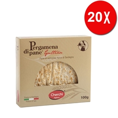 20 CONFEZIONI di Pergamena di pane Guttiau SMALL