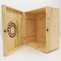 Scatola regalo legno TOP da 6 bottiglie Scatola